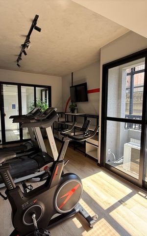 Studio para alugar com 17m², 1 quarto e sem vaga Studio para alugar com 17m², 1 quarto e sem vagaAcademia