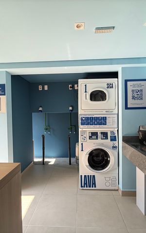 Studio para alugar com 17m², 1 quarto e sem vaga Studio para alugar com 17m², 1 quarto e sem vagaLavanderia
