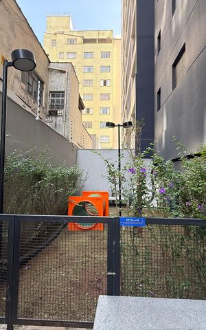 Studio para alugar com 17m², 1 quarto e sem vaga Studio para alugar com 17m², 1 quarto e sem vagaÁrea comum - Pet
