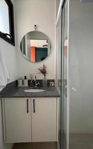 Studio para alugar com 17m², 1 quarto e sem vaga Studio para alugar com 17m², 1 quarto e sem vagaBanheiro