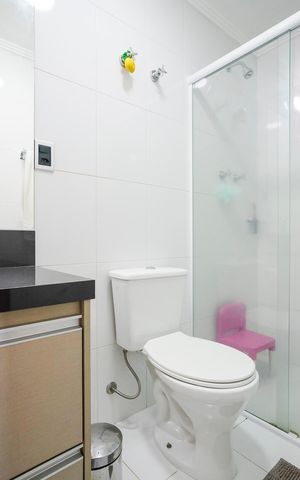 Apartamento à venda com 152m², 3 quartos e 2 vagasBanheiro da suíte 1