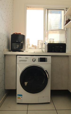 Apartamento à venda com 37m², 2 quartos e sem vagaCozinha e Área de Serviço