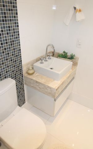 Apartamento à venda com 140m², 3 quartos e 3 vagasQuarto 2 - Banheiro