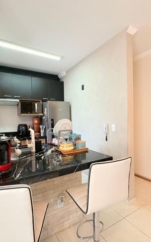 Apartamento à venda com 59m², 2 quartos e 1 vagaCozinha