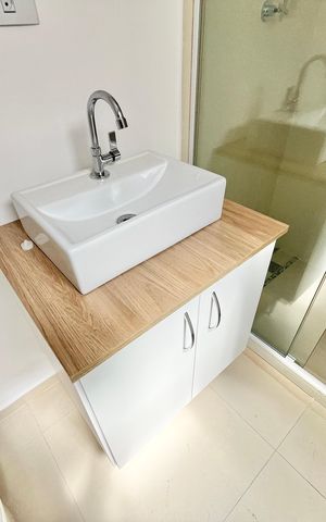 Studio para alugar com 31m², 1 quarto e sem vaga Studio para alugar com 31m², 1 quarto e sem vagaBanheiro