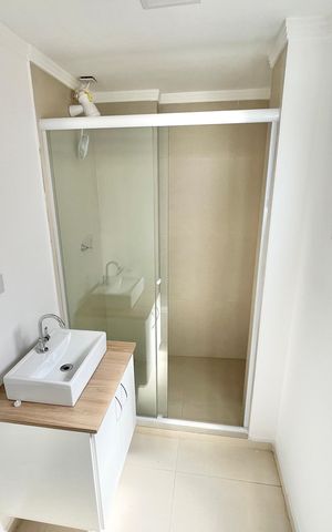 Studio para alugar com 31m², 1 quarto e sem vaga Studio para alugar com 31m², 1 quarto e sem vagaBanheiro