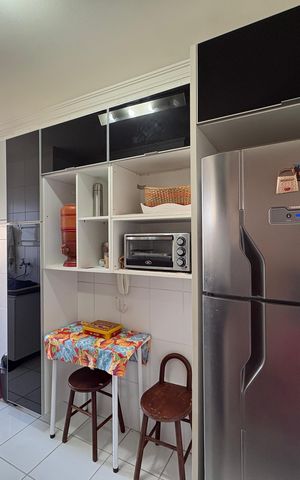 Apartamento à venda com 49m², 2 quartos e 1 vagaCozinha