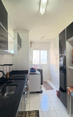 Apartamento à venda com 49m², 2 quartos e 1 vagaCozinha