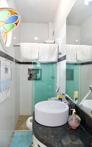 Apartamento para alugar com 95m², 3 quartos e 2 vagas Apartamento para alugar com 95m², 3 quartos e 2 vagasBanheiro da Suíte