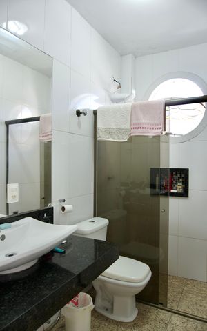 Apartamento para alugar com 95m², 3 quartos e 2 vagas Apartamento para alugar com 95m², 3 quartos e 2 vagasBanheiro Social