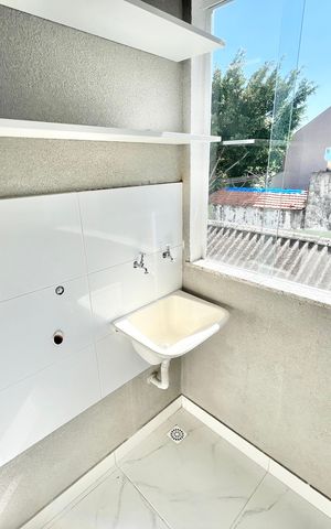 Apartamento para alugar com 32m², 2 quartos e sem vaga Apartamento para alugar com 32m², 2 quartos e sem vagaCozinha e Área de Serviço