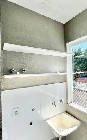 Apartamento para alugar com 32m², 2 quartos e sem vaga Apartamento para alugar com 32m², 2 quartos e sem vagaCozinha e Área de Serviço
