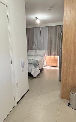 Studio para alugar com 23m², 1 quarto e sem vaga