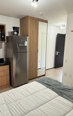 Studio para alugar com 23m², 1 quarto e sem vaga