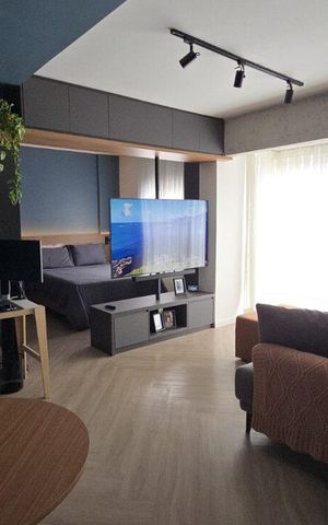 Apartamento à venda com 36m², 1 quarto e 1 vaga Apartamento à venda com 36m², 1 quarto e 1 vagaSala