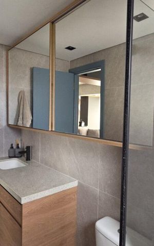 Apartamento à venda com 36m², 1 quarto e 1 vaga Apartamento à venda com 36m², 1 quarto e 1 vagaBanheiro