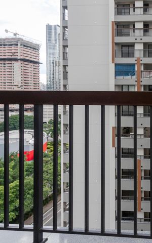 Studio para alugar com 26m², 1 quarto e sem vaga Studio para alugar com 26m², 1 quarto e sem vagaVaranda