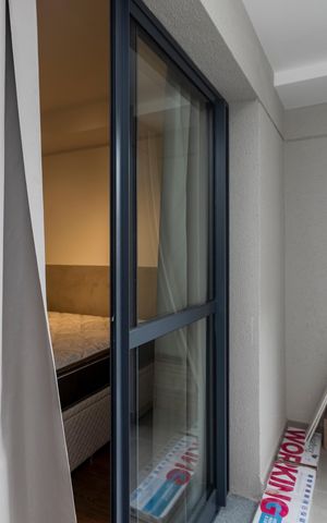Studio para alugar com 26m², 1 quarto e sem vaga Studio para alugar com 26m², 1 quarto e sem vagaVaranda