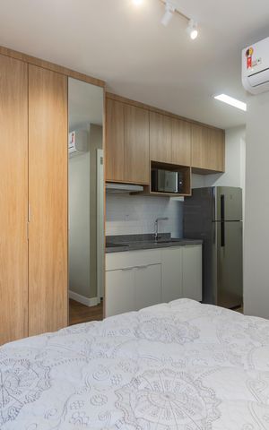 Studio para alugar com 26m², 1 quarto e sem vaga Studio para alugar com 26m², 1 quarto e sem vagaStudio