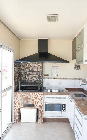 Apartamento à venda com 188m², 3 quartos e 2 vagasÁrea gourmet