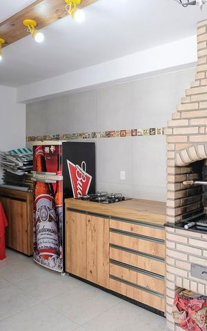 Casa à venda com 123m², 3 quartos e 2 vagasÁrea gourmet