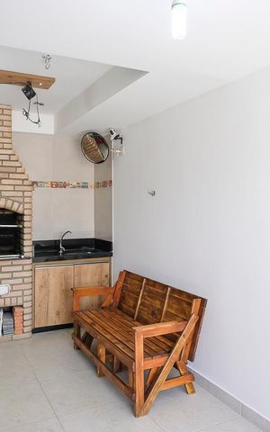 Casa à venda com 123m², 3 quartos e 2 vagasÁrea gourmet