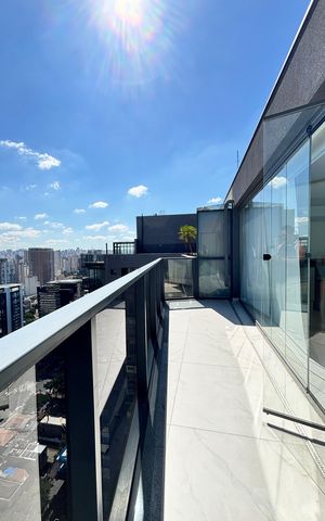 Studio à venda com 77m², 1 quarto e 1 vaga Studio à venda com 77m², 1 quarto e 1 vagaCobertura