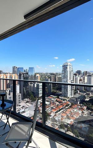 Studio à venda com 77m², 1 quarto e 1 vaga Studio à venda com 77m², 1 quarto e 1 vagaVaranda