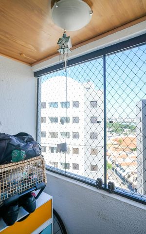 Apartamento à venda com 67m², 3 quartos e 2 vagasVaranda