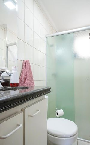 Apartamento à venda com 67m², 3 quartos e 2 vagasBanheiro
