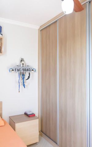 Apartamento à venda com 67m², 3 quartos e 2 vagasQuarto 2