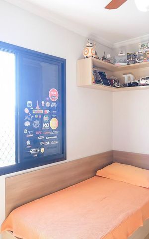 Apartamento à venda com 67m², 3 quartos e 2 vagasQuarto 2