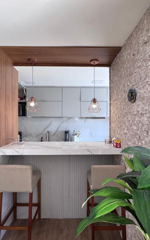 Apartamento à venda com 200m², 3 quartos e 2 vagas Apartamento à venda com 200m², 3 quartos e 2 vagasCozinha e Área de Serviço