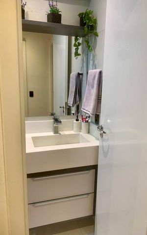 Apartamento à venda com 49m², 2 quartos e 2 vagas Apartamento à venda com 49m², 2 quartos e 2 vagasBanheiro