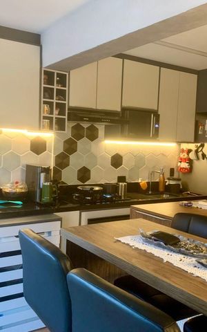 Apartamento à venda com 49m², 2 quartos e 2 vagas Apartamento à venda com 49m², 2 quartos e 2 vagasCozinha