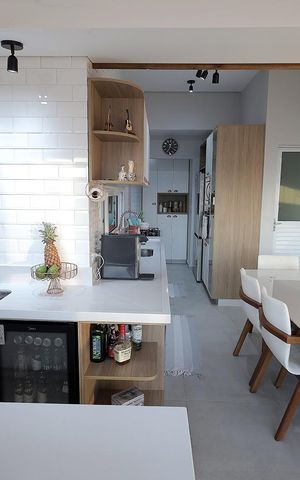 Apartamento à venda com 90m², 2 quartos e 1 vaga Apartamento à venda com 90m², 2 quartos e 1 vagaÁrea de Churrasco e Cozinha