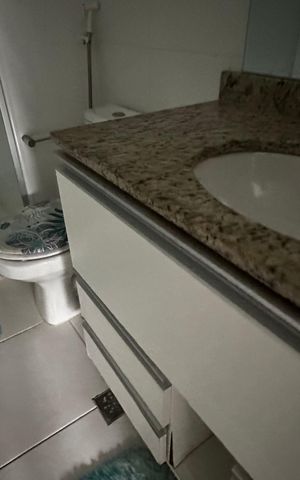 Apartamento à venda com 115m², 2 quartos e 1 vaga Apartamento à venda com 115m², 2 quartos e 1 vagaBanheiro do Quarto 2