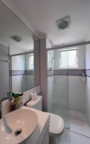 Apartamento à venda com 72m², 3 quartos e 2 vagas Apartamento à venda com 72m², 3 quartos e 2 vagasBanheiro
