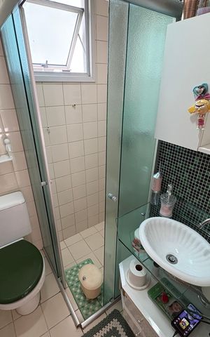 Apartamento à venda com 49m², 2 quartos e 1 vaga Apartamento à venda com 49m², 2 quartos e 1 vagaBanheiro