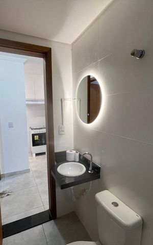Apartamento para alugar com 39m², 1 quarto e sem vaga Apartamento para alugar com 39m², 1 quarto e sem vagaBanheiro