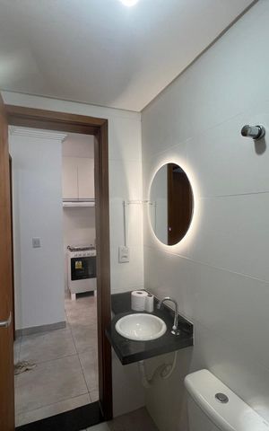 Apartamento para alugar com 39m², 1 quarto e sem vaga Apartamento para alugar com 39m², 1 quarto e sem vagaBanheiro
