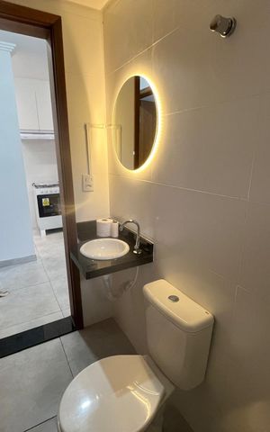 Apartamento para alugar com 39m², 1 quarto e sem vaga Apartamento para alugar com 39m², 1 quarto e sem vagaBanheiro