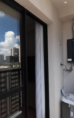 Studio para alugar com 38m², 1 quarto e sem vagaSacada