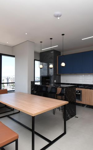 Studio para alugar com 38m², 1 quarto e sem vagaÁrea comum - Área gourmet