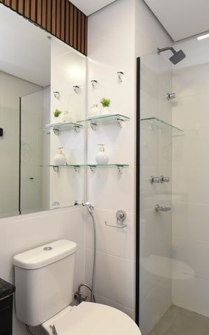 Studio para alugar com 38m², 1 quarto e sem vagaBanheiro