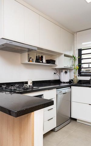 Casa de condomínio à venda com 154m², 2 quartos e 2 vagas Casa de condomínio à venda com 154m², 2 quartos e 2 vagasCozinha Americana