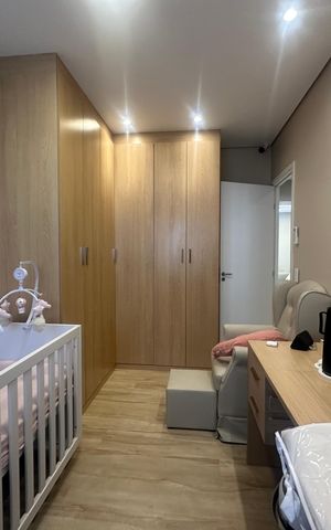 Apartamento à venda com 89m², 3 quartos e 2 vagas Apartamento à venda com 89m², 3 quartos e 2 vagasQuarto 2
