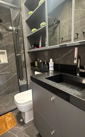 Apartamento à venda com 89m², 3 quartos e 2 vagas Apartamento à venda com 89m², 3 quartos e 2 vagasBanheiro