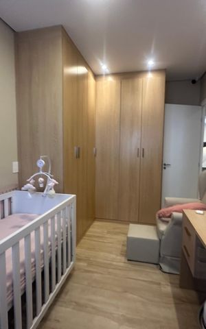 Apartamento à venda com 89m², 3 quartos e 2 vagas Apartamento à venda com 89m², 3 quartos e 2 vagasQuarto 2