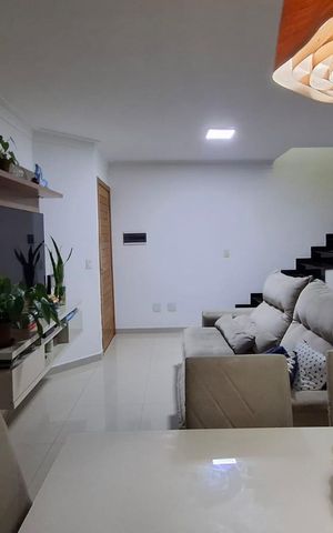 Casa de condomínio à venda com 80m², 3 quartos e 2 vagas Casa de condomínio à venda com 80m², 3 quartos e 2 vagasSala